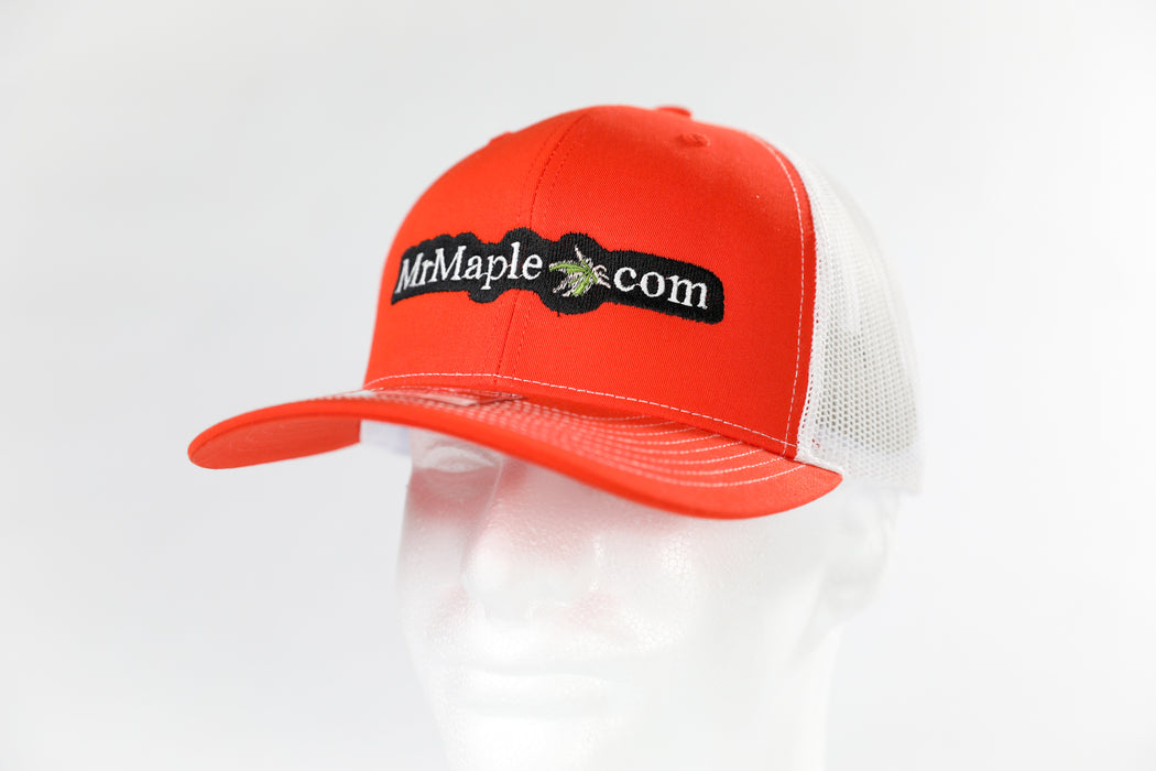 Hat - 'MrMaple.com' - Richardson 112 - Orange & White