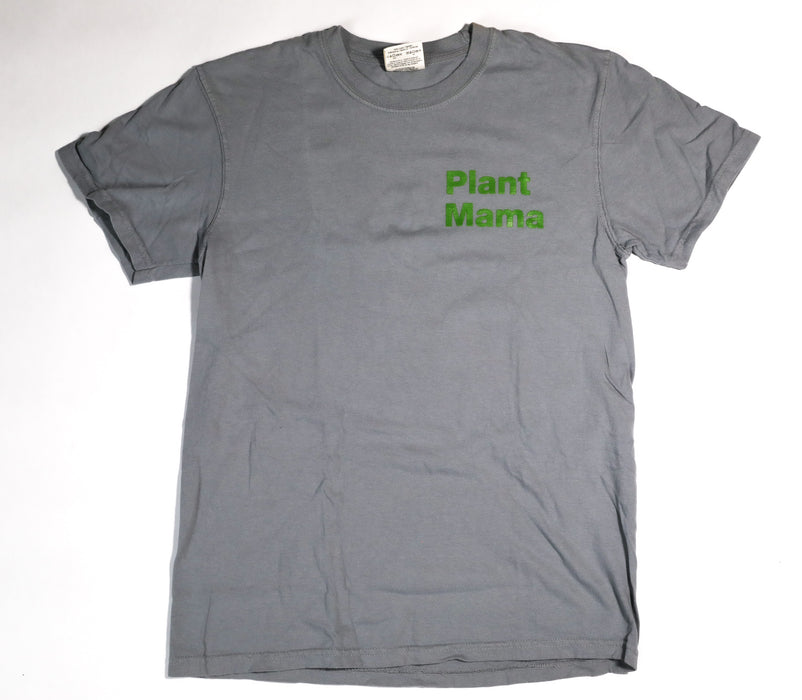 T-Shirt - 'Plant Mama' - Grey & Green Wording