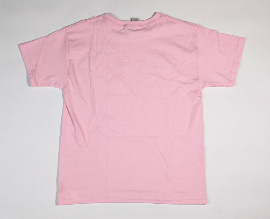 T-Shirt - 'Farm Girl' - Pink Green & Yellow & Terracota Wording
