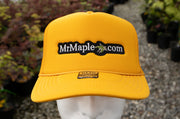 - 'MrMaple.com' - Puffy Trucker MrMaple Hat - Gold - Mr Maple │ Buy Japanese Maple Trees