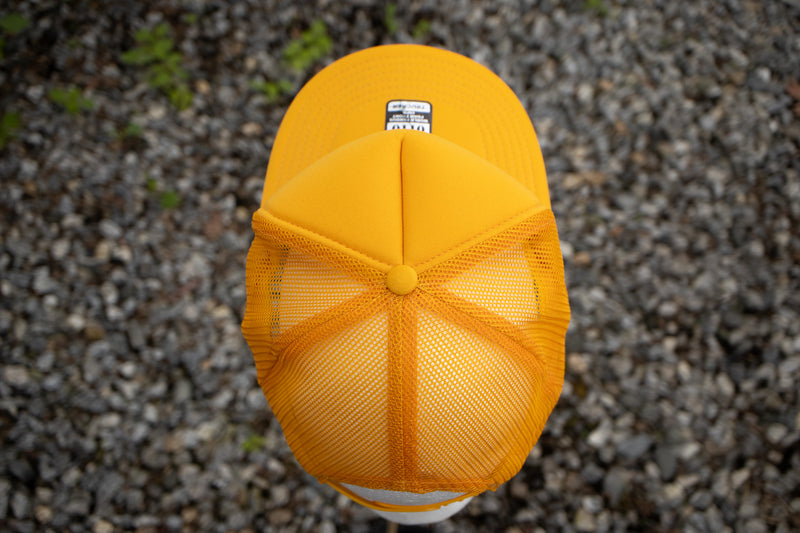 - 'MrMaple.com' - Puffy Trucker MrMaple Hat - Gold - Mr Maple │ Buy Japanese Maple Trees