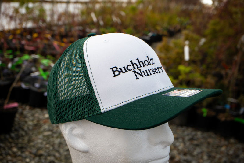 - Hat - 'Buchholz Nursery' - Richardson 112 Buchholz Hat - Green & White - Mr Maple │ Buy Japanese Maple Trees