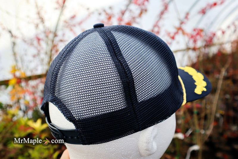 - Hat - 'Maple Mafia' | Oak Leaf Captain Trucker | MrMaple Hat - Navy & Ornamental - Mr Maple │ Buy Japanese Maple Trees