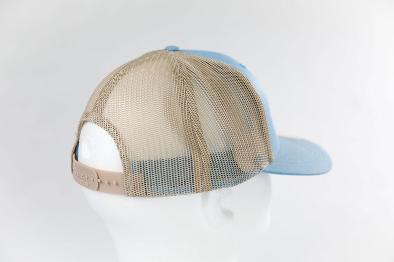 - Hat - 'MrMaple.com' - Richardson 112 - Baby Blue & Tan - Mr Maple │ Buy Japanese Maple Trees