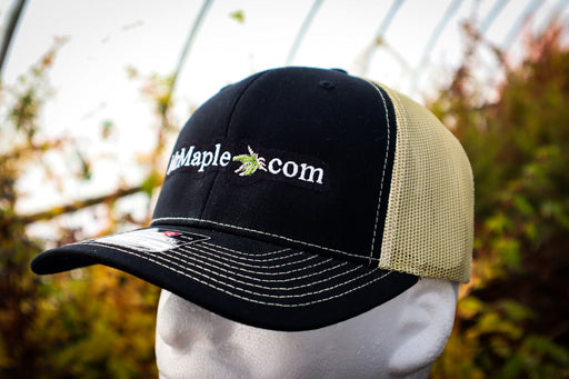 - Hat - 'MrMaple.com' - Richardson 112 - Black & Tan - Mr Maple │ Buy Japanese Maple Trees