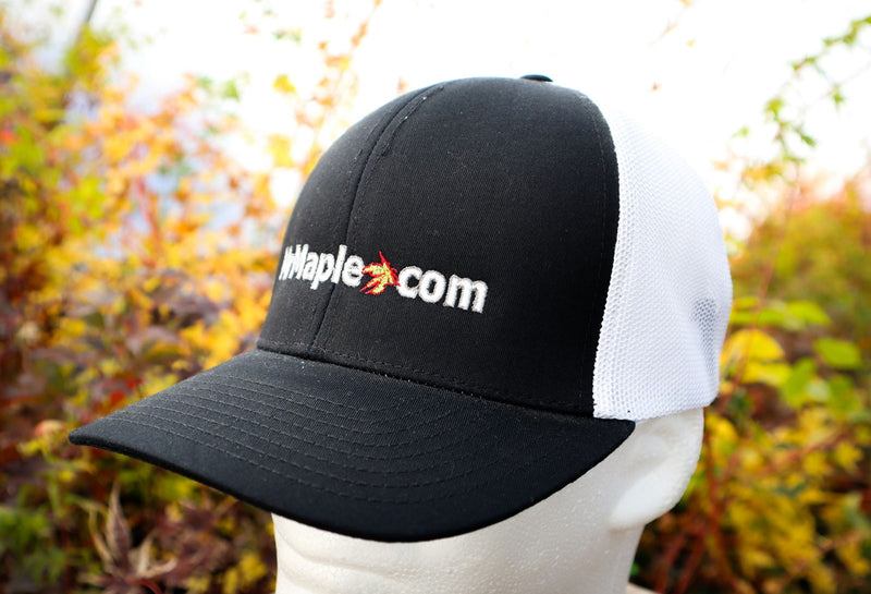 - Hat - 'MrMaple.com' - Richardson 112 - Black & White - Mr Maple │ Buy Japanese Maple Trees