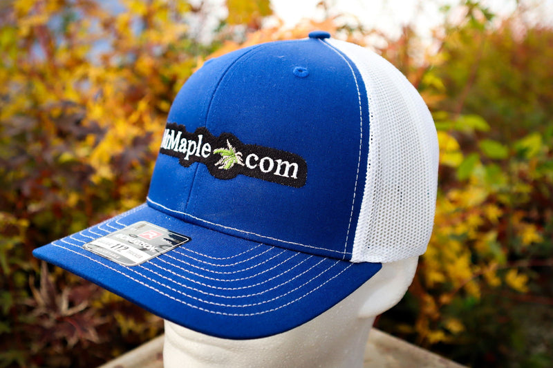 - Hat - 'MrMaple.com' - Richardson 112 - Blue & White - Mr Maple │ Buy Japanese Maple Trees