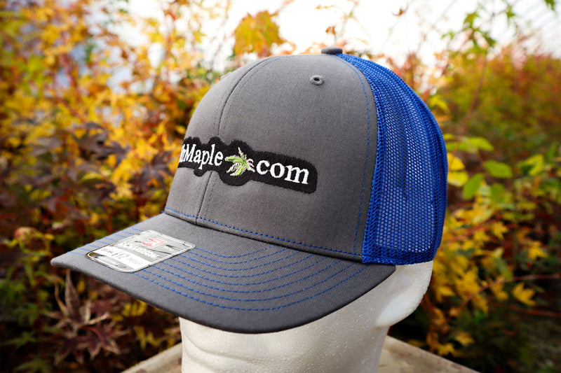 - Hat - MrMaple.com' - Richardson 112 - Grey & Blue - Mr Maple │ Buy Japanese Maple Trees