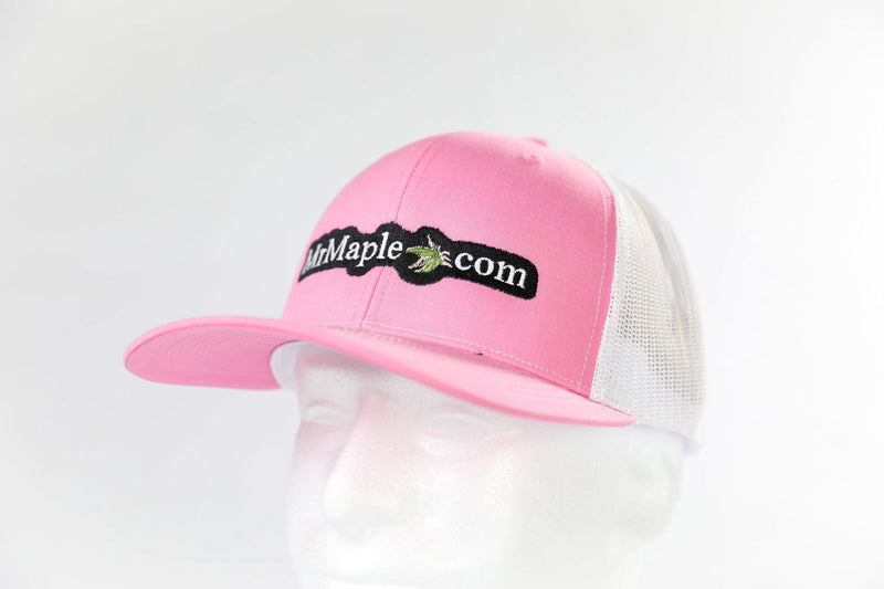- Hat - 'MrMaple.com' - Richardson 112 - Pink & White - Mr Maple │ Buy Japanese Maple Trees