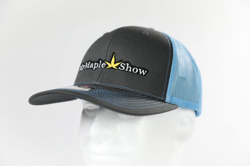 - Hat - 'MrMaple Show' - Richardson 112 - Grey & Baby Blue - Mr Maple │ Buy Japanese Maple Trees