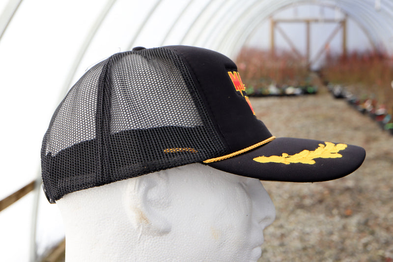 Hat - 'Maple Mafia' - Puffy Trucker MrMaple Hat - Black