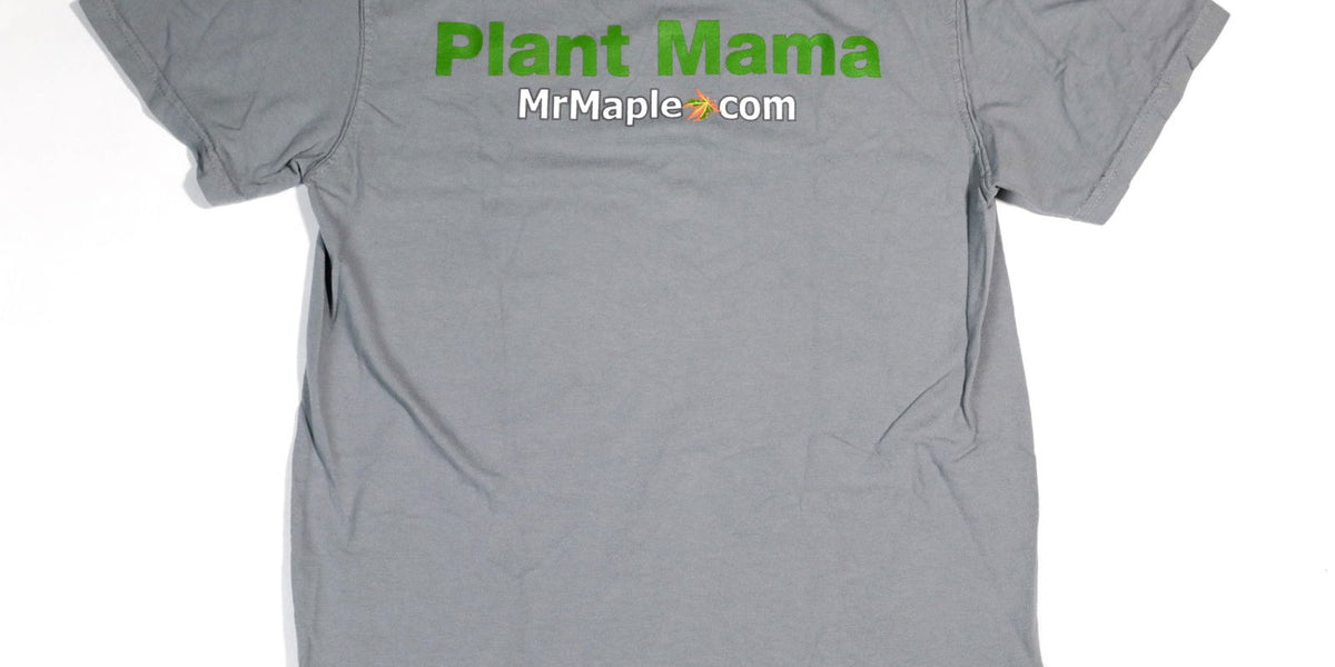 T-Shirt - 'Plant Mama' - Grey & Green Wording — Mr Maple │ Buy Japanese ...
