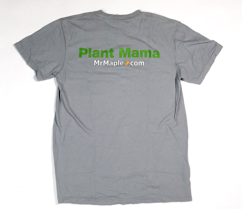 - T-Shirt - 'Plant Mama' - Grey & Green Wording - Mr Maple │ Buy Japanese Maple Trees